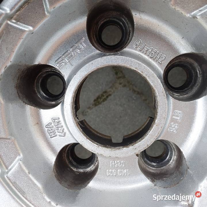 Oryginalne Alufelgi SEAT 15 5x100 podkarpackie