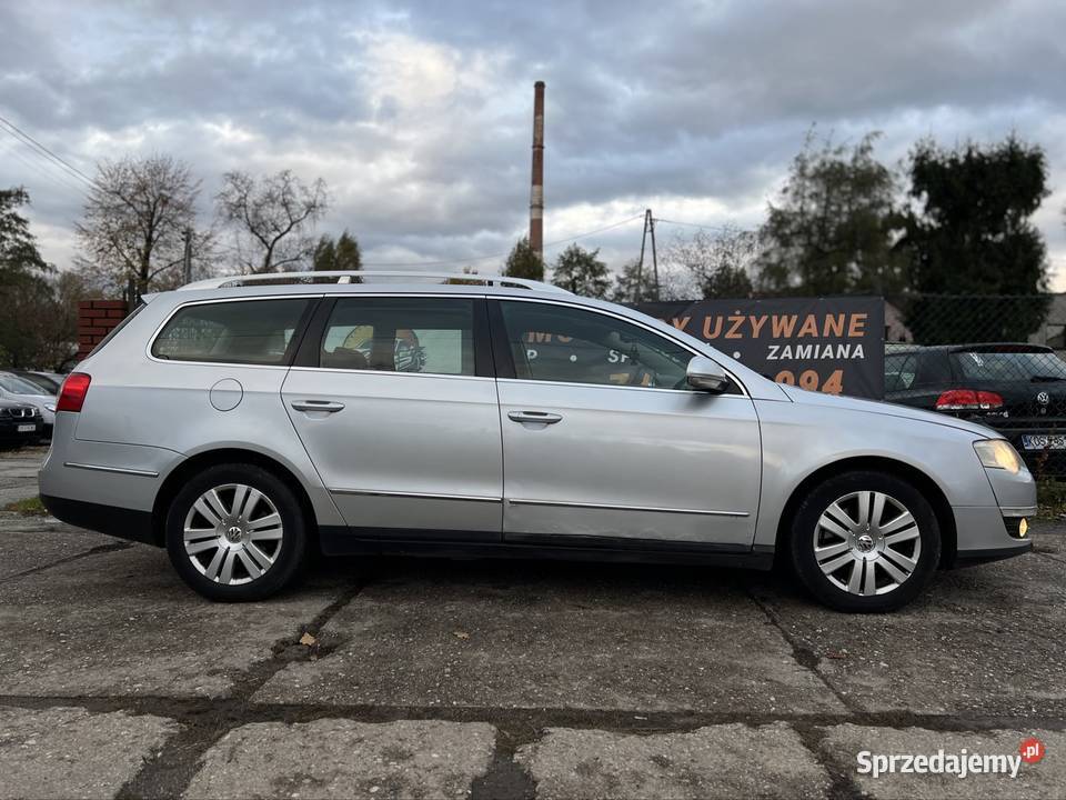 Volkswagen Passat 2007 diesel serwisowany srebrny śląskie Bielsko-Biała sprzedam