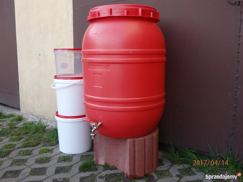 Beczka na deszczówkę 110 l z zaworkiem Ożarowice