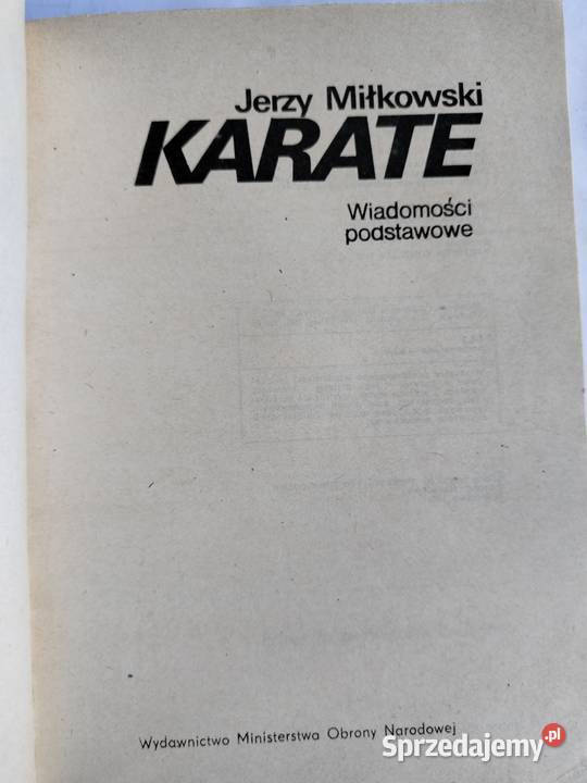 Karate Jerzy Miłkowski i Karate sportowe część pomorskie Gdynia