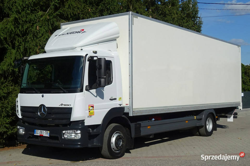Mercedes ATEGO 1218 kontener 18palet winda 331 Samochody ciężarowe mazowieckie Góra Kalwaria sprzedam