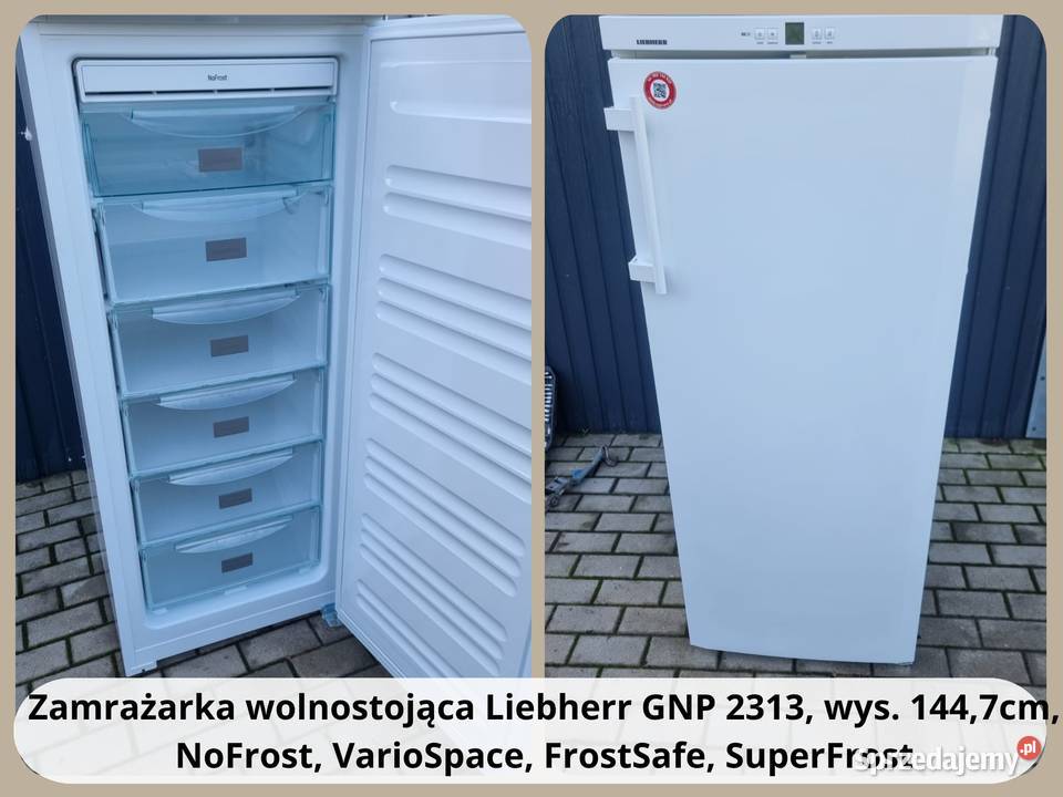 Zamrażarka Liebherr GNP 2313 wys1447 NoFrost pomorskie Gdańsk