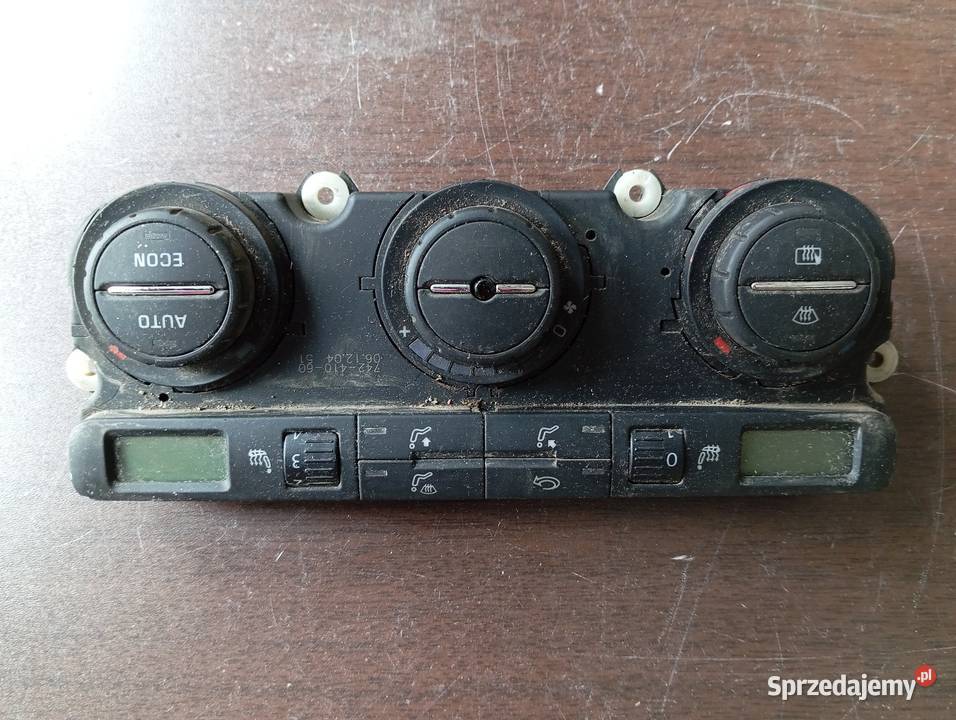 SKODA OCTAVIA II PANEL KLIMATYZACJI 74241060 osobowe Panele sterowania, przełączniki Wrocław