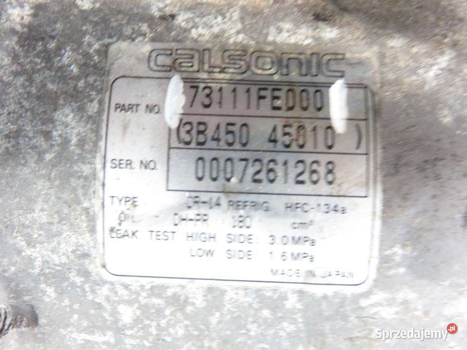 KOMPRESOR KLIMATYZACJI SUBARU IMPREZA II 20 sprzedam