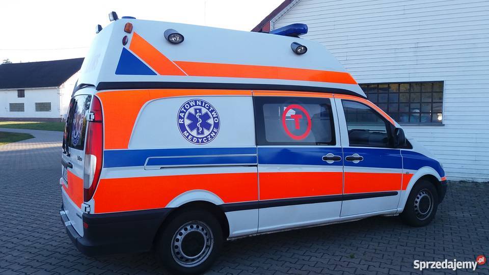 Ambulans karetka Mercedes Vito maxi extralong Biskupiec-Kolonia Druga sprzedam