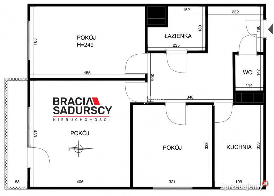 Mieszkanie Kraków Grota Roweckiego 6536m2 3 wielka płyta sprzedam
