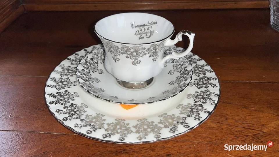 Filiżanka Royal Albert Silver Anniversary Antyki, Sztuka, Kolekcje pomorskie Gdańsk