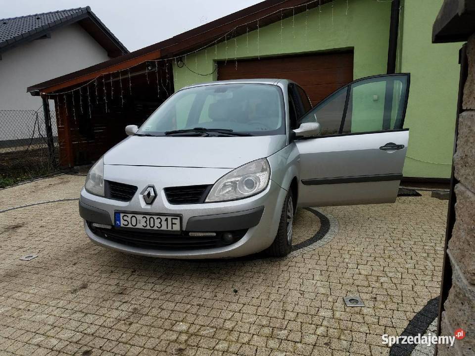 Renault Scenic II 15dci 2007r tempomat Navi nowe aluminiowe felgi Sosnowiec