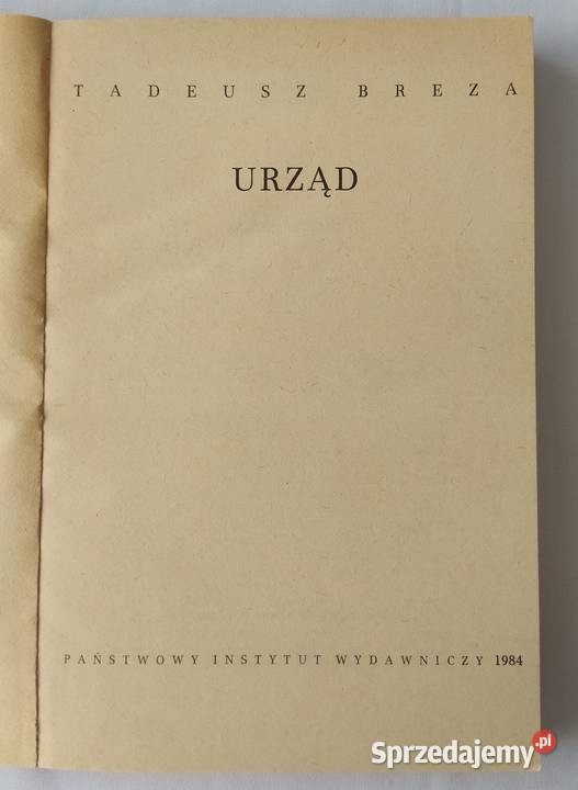 URZĄD Tadeusz Breza Hajnówka sprzedam