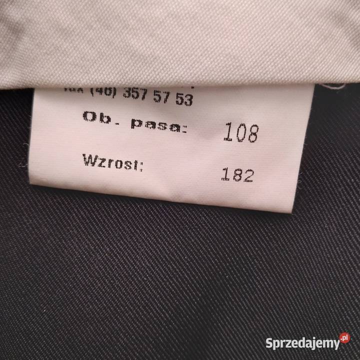 Garnitur czarny męski XL mazowieckie Siedlce