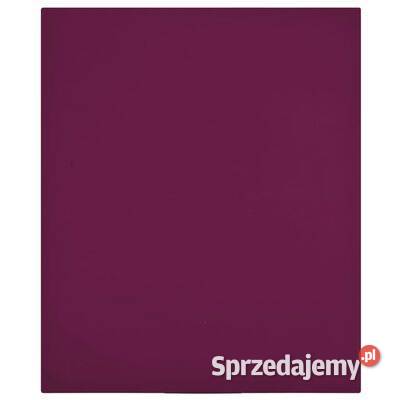 vidaXL Prześcieradła 2 bordowe 90x200 dżersej Prześcieradła mazowieckie Warszawa