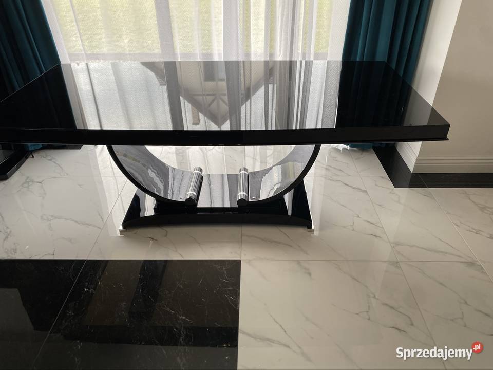 Stół czarny połysk