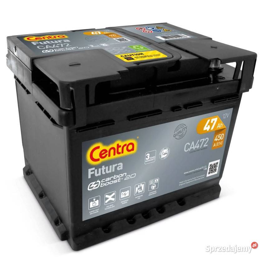 Akumulator Centra FUTURA 47Ah 450A EN PRAWY PLUS Wrocław sprzedam