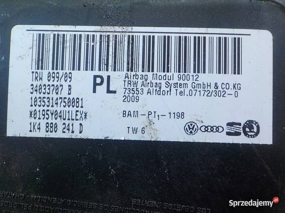 LEON II LIFT 20 TDI 09r HB 5D AIRBAG poduszka Suków