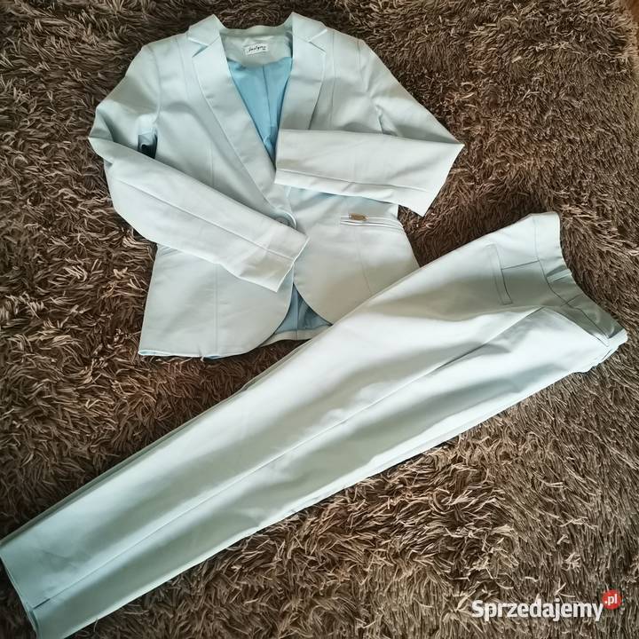 Damski garnitur komplet marynarka spodnie 36 Moda i Styl Kłodzko