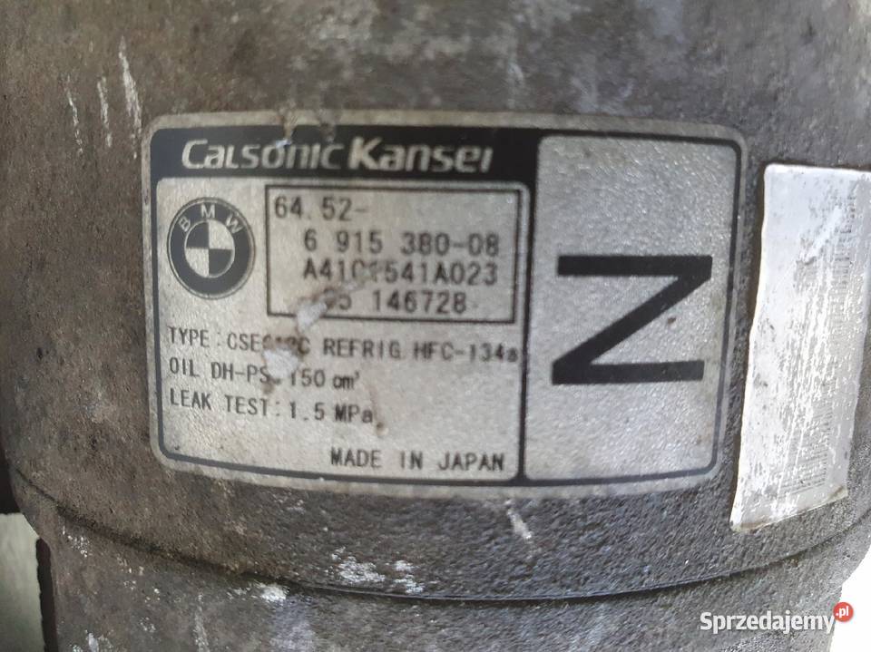 SPRĘŻARKA KLIMATYZACJI BMW E87 E90 20 i Rudka