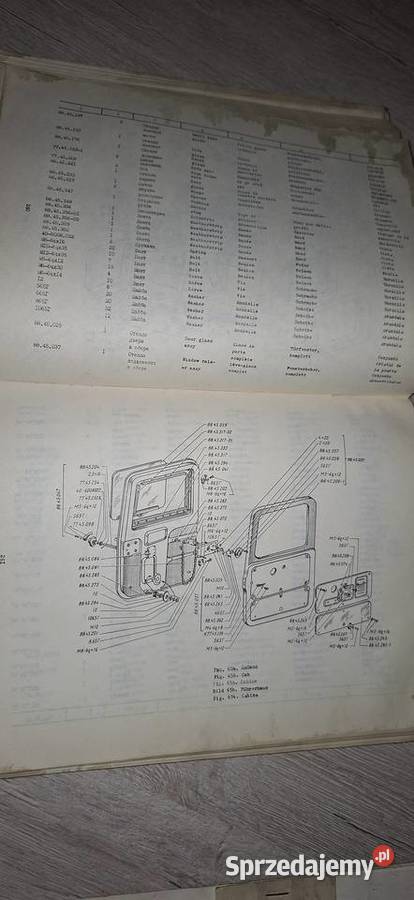 Instrukcja obsługi katalog części zamiennych wielkopolskie Łęczyca sprzedam