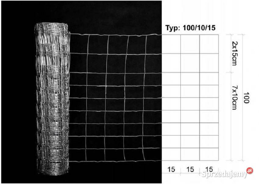 SIATKA OGRODZENIOWA LEŚNA 1001015 L Leżajsk