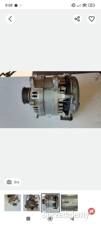 Alternator rozrusznik 48v VW audi 05E903019H Sieciemin