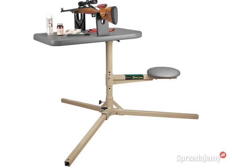 STOLIK STOJAK NA BROŃ I PCP Shooting bench Sporty strzeleckie i myślistwo Przyłęki