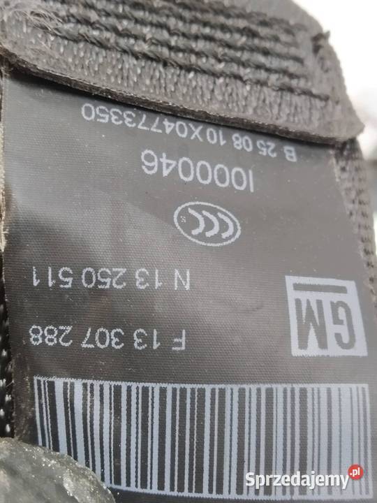 PAS BEZPIECZEŃSTWA PRAWY LEWY TYŁ KPL 13250512