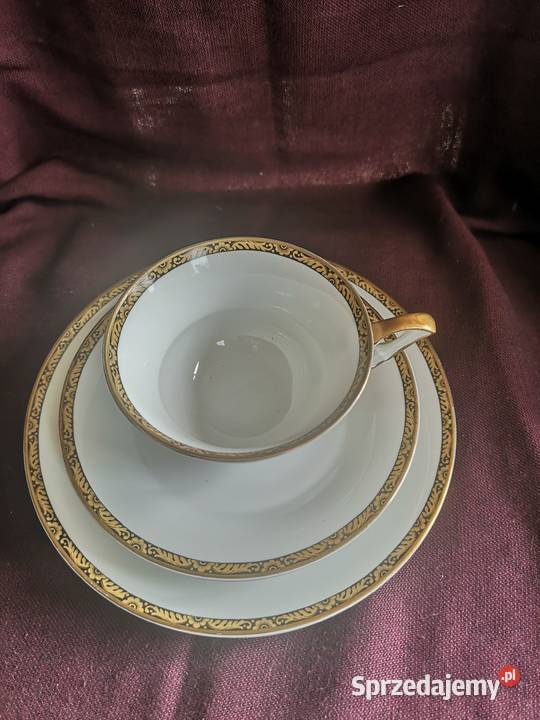 Hutschenrouther Filiżanka z talerzykiem Gdańsk
