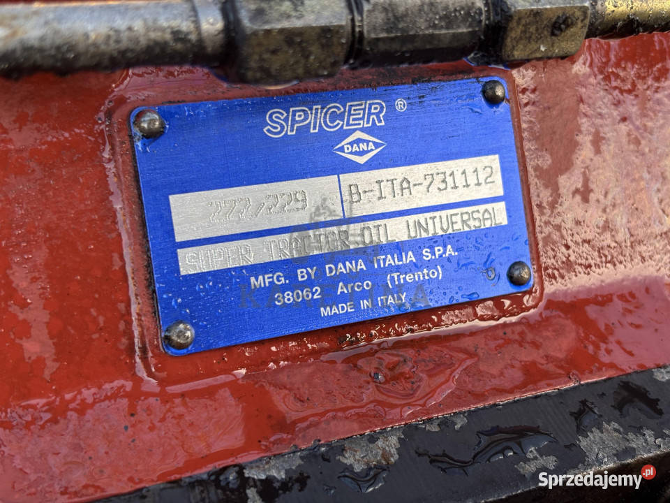 Dana Spicer 272229 Most Oś Zwolnica Zwrotnica Pozostałe