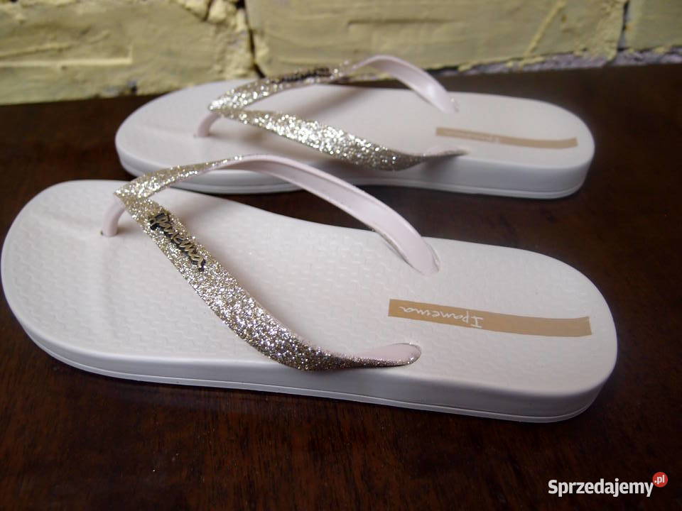 klapki damskie ipanema Grendene kolor beżowy Sandały i klapki Łódź