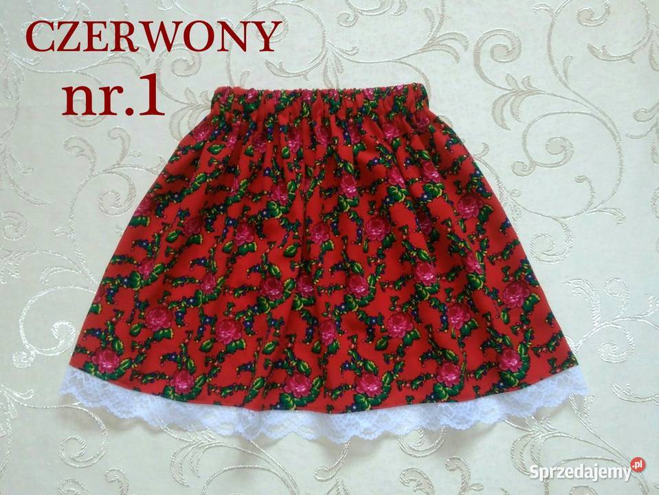 Spódniczka ludowa krakowska góralska folk Michałów