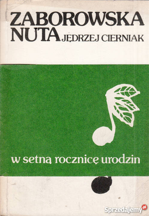 03240 ZABOROWSKA NUTA JĘDRZEJ CIERNIAK sztuka, kultura i etnologia Czyrna