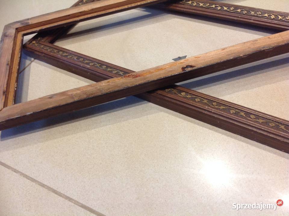 Stare Ramki Ramy Drewniane Zdobione Pozostałe Nowa Sól