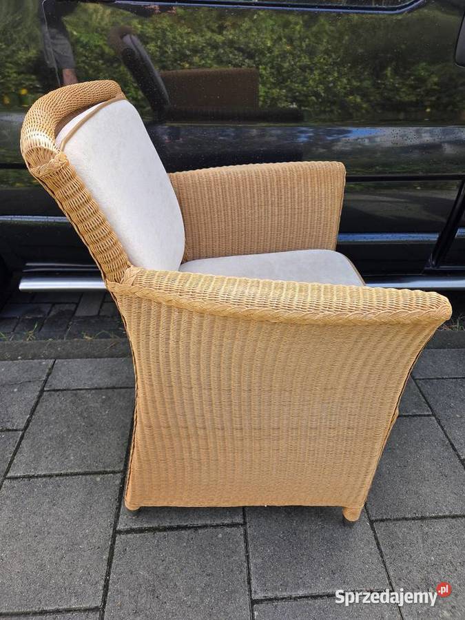 Krzesła do jadalni na taras Lloyd Loom Rattan 2 Łask