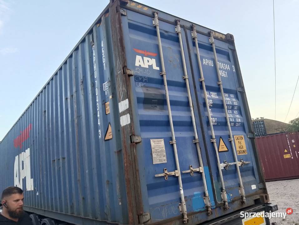 SPRZEDAM Kontener morski 40HC CW szczelny suchy Magazynowanie mazowieckie Warszawa sprzedam