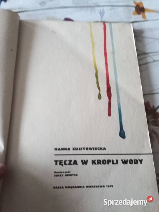 PRL książka Zdzitowiecka Tęcza w kropli wody sprzedam