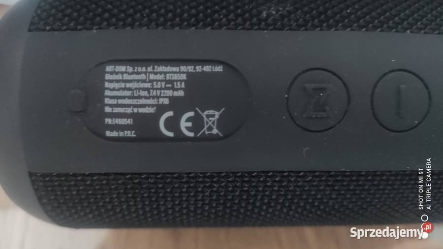 2 x głośnik mobilny Xmusic BTS650K czarny 2 x Czemierniki