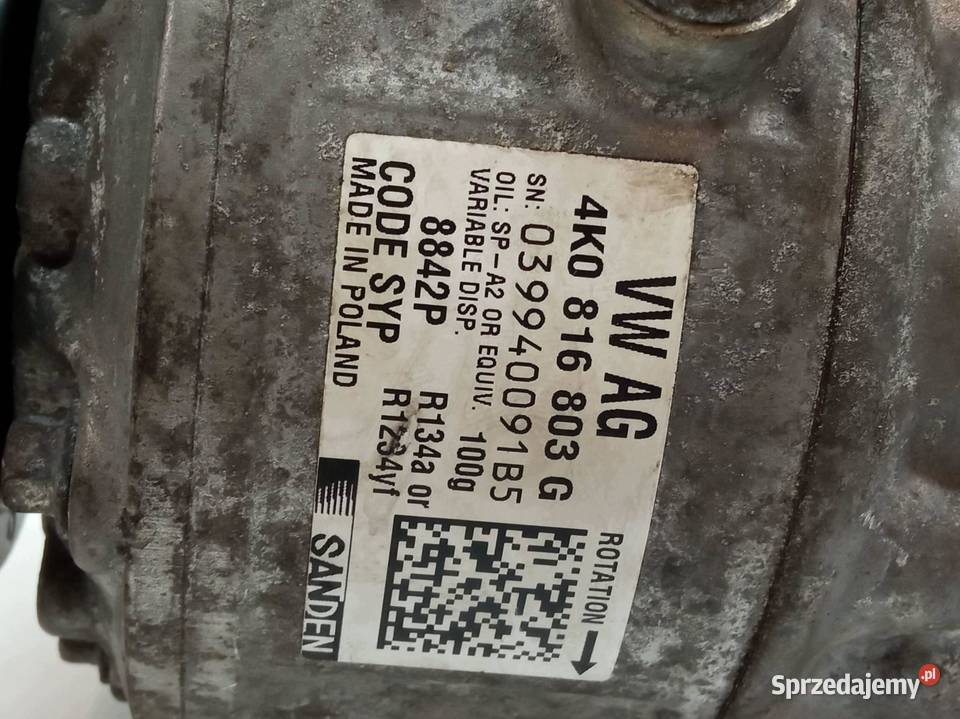 SPRĘŻARKA KLIMATYZACJI 4K0816803G 30 TDI Audi A7 osobowe świętokrzyskie sprzedam