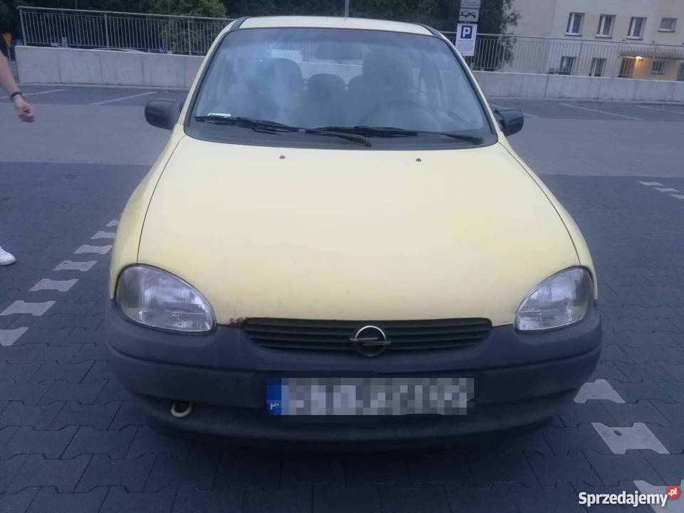Opel Corsa BZero Rdzy Ważne Opłaty Rok produkcji 1997 Opel śląskie