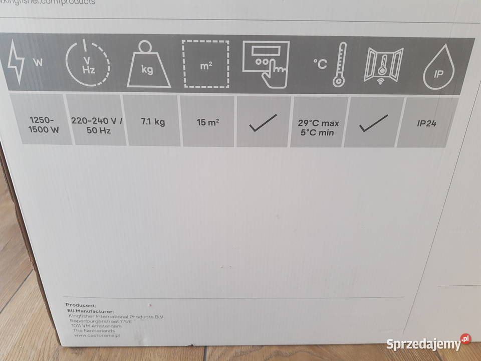 Grzejnik elektryczny promiennikowy Stargard