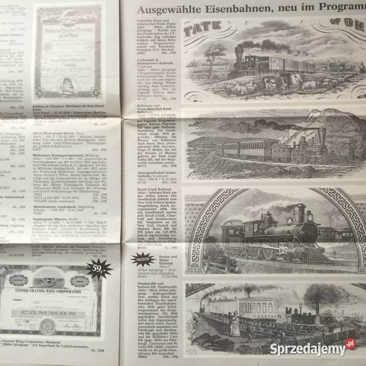 1199 Historyczne Papiery Wartościowe zachodniopomorskie Szczecin sprzedam