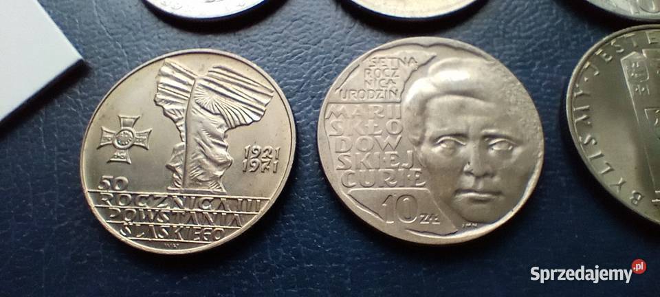 Stare monety 6 monet 10 złotych PRL Polska Lesko