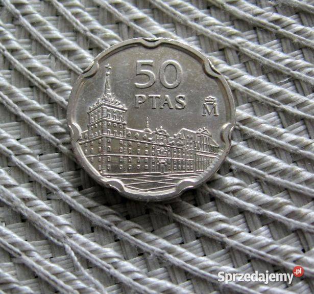 Hiszpania 50 Peset 1997r Ładna Juan De Herrera Kalisz