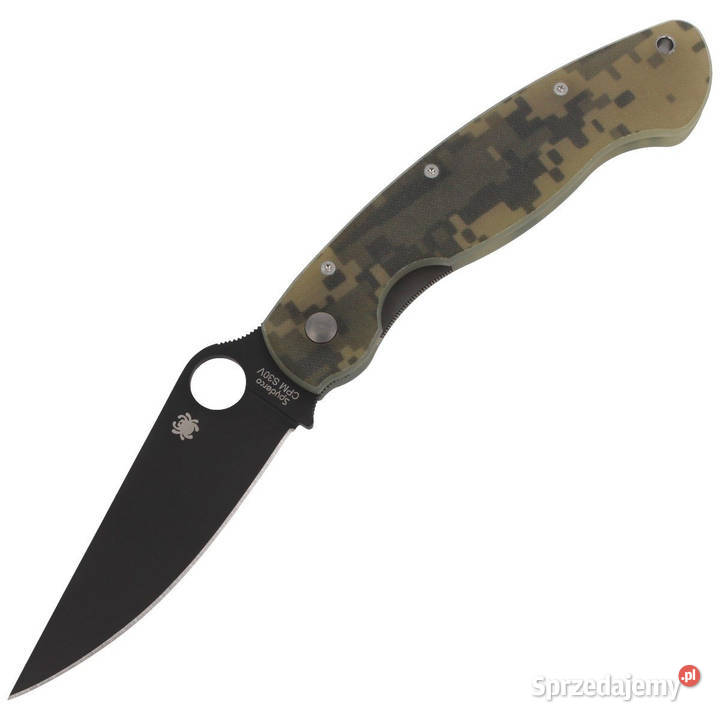 Nóż składany Spyderco Military G10 Camo Black mazowieckie Warszawa sprzedam