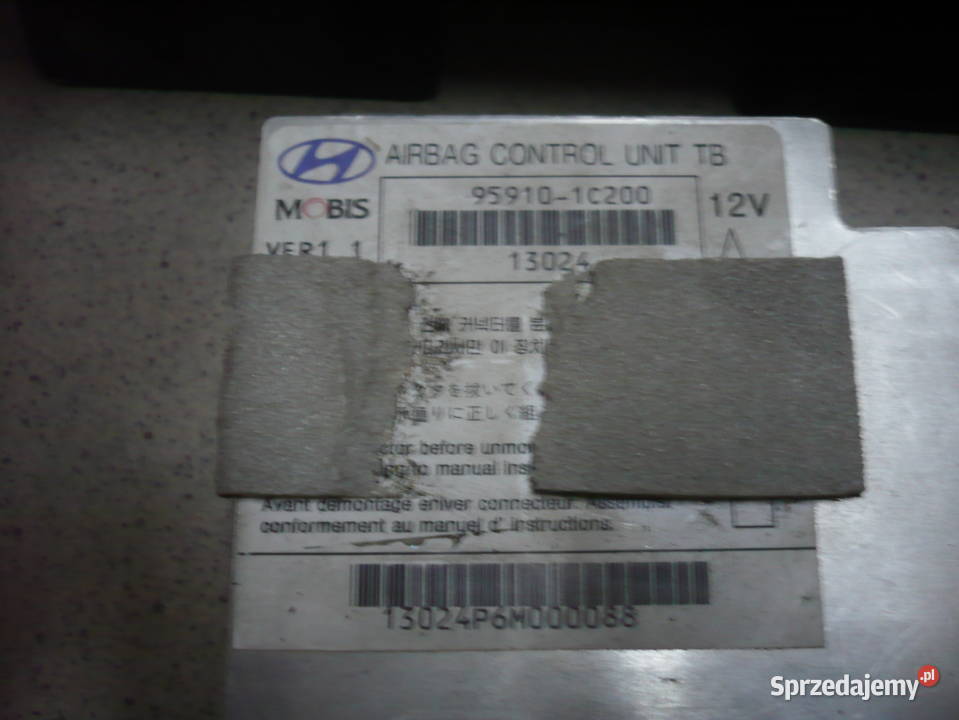 Poduszka pasażera Air bag i sterownik Hyunday łódzkie Łódź