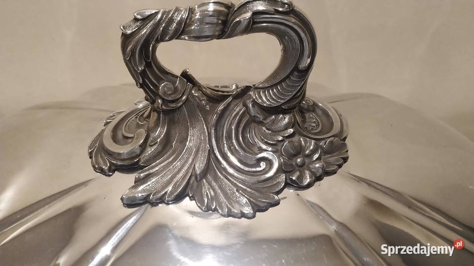 Antyczna angielska pokrywa do mięsa Antyki Piła sprzedam