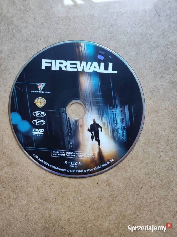 Firewall DVD 2006 Harrison Ford thriller świętokrzyskie Kielce