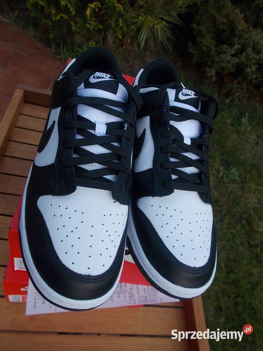 r Eur 45 i 455 Nike Dunk Low White Black Poznań