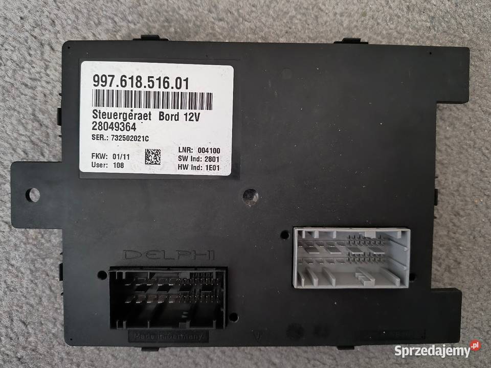 99761851601 Porsche control unit moduł Boxster świętokrzyskie Kielce