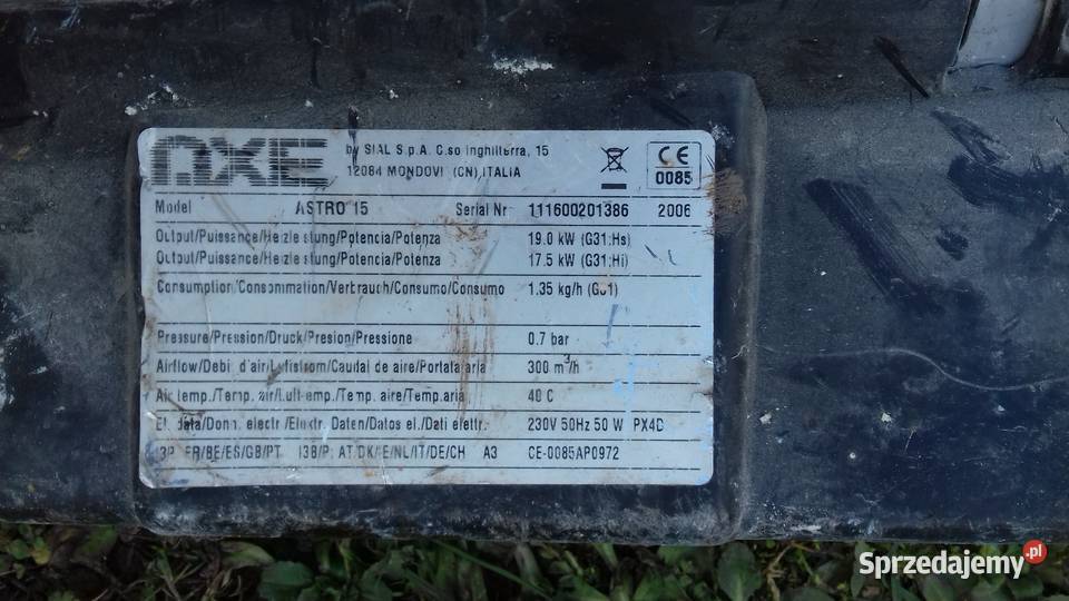 nagrzewnica gazowa promiennik palniki gazowe