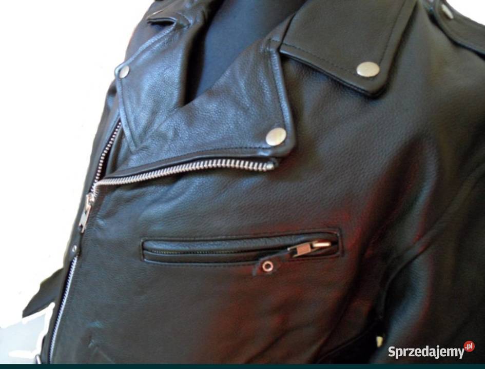 Ramoneska do chodzenia klasyczna czarna skórzana Odzież codzienna Witnica