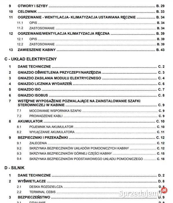 Instrukcja obsługi Claas ARION 640630620610 Zduńska Wola